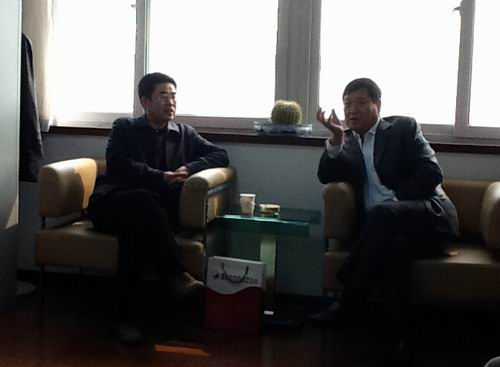 会长王炳中一行赴沈阳市地震局考察