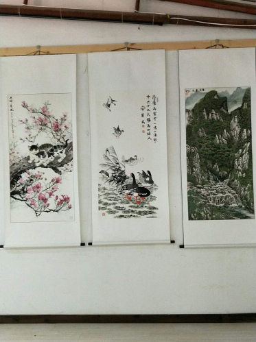 易道书画研究院代表我会参加书画作品展